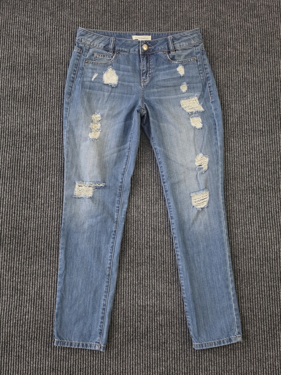 BCBGeneration Denim - BCBGeneration Light Blue Ripped Skinny Jeans